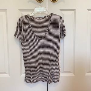 JCrew striped tshirt v neck